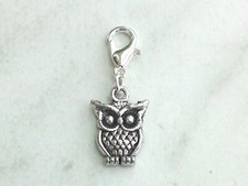 Charms Anhänger EULE Charm Vogel Uhu Bettelanhänger für Bettelarmband und Kette