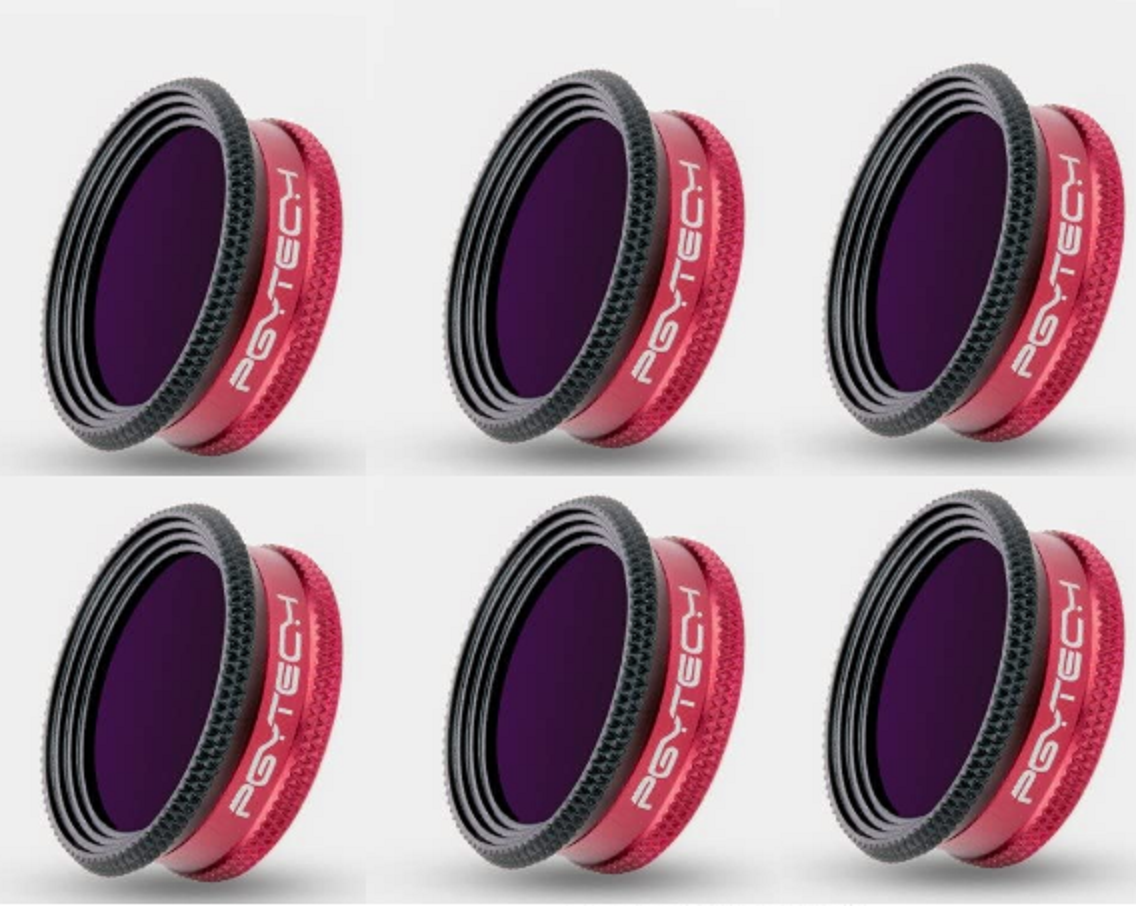 Filtros ND PGYTech 4 En 1 Para DJI Mavic Air 2S – ND8, ND16, ND32, ND64 (versión AU)