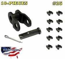 25 Standard Roller Chain Offset Link 10PCS