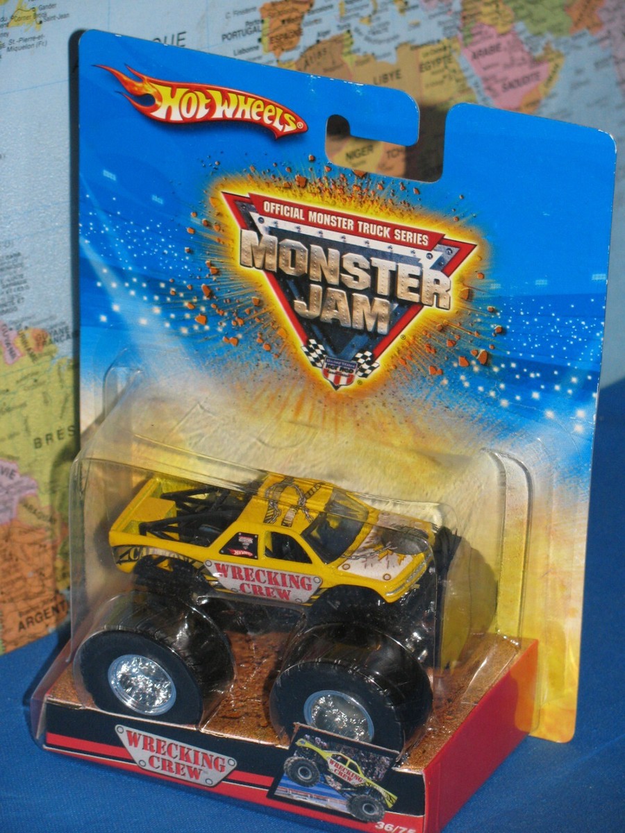 HOT WHEELS MONSTER JAM TRUCK WRECKING CREW #36/75 ***BRAND NEW