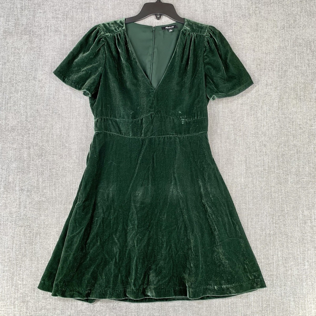 loft green velvet dress Dark Green Velvet Off The Shoulders Dress - Bridesmaid Dress main image 1
