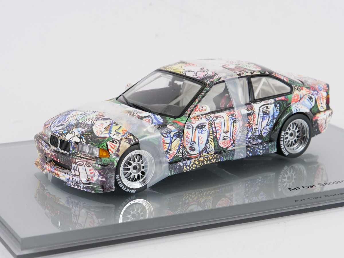 Minichamps BMW M3 GTR Sandro Chia Art car museum 1/18 | eBay Minichamps BMW M3 GTR Sandro Chia Art car museum 1/18 | eBay