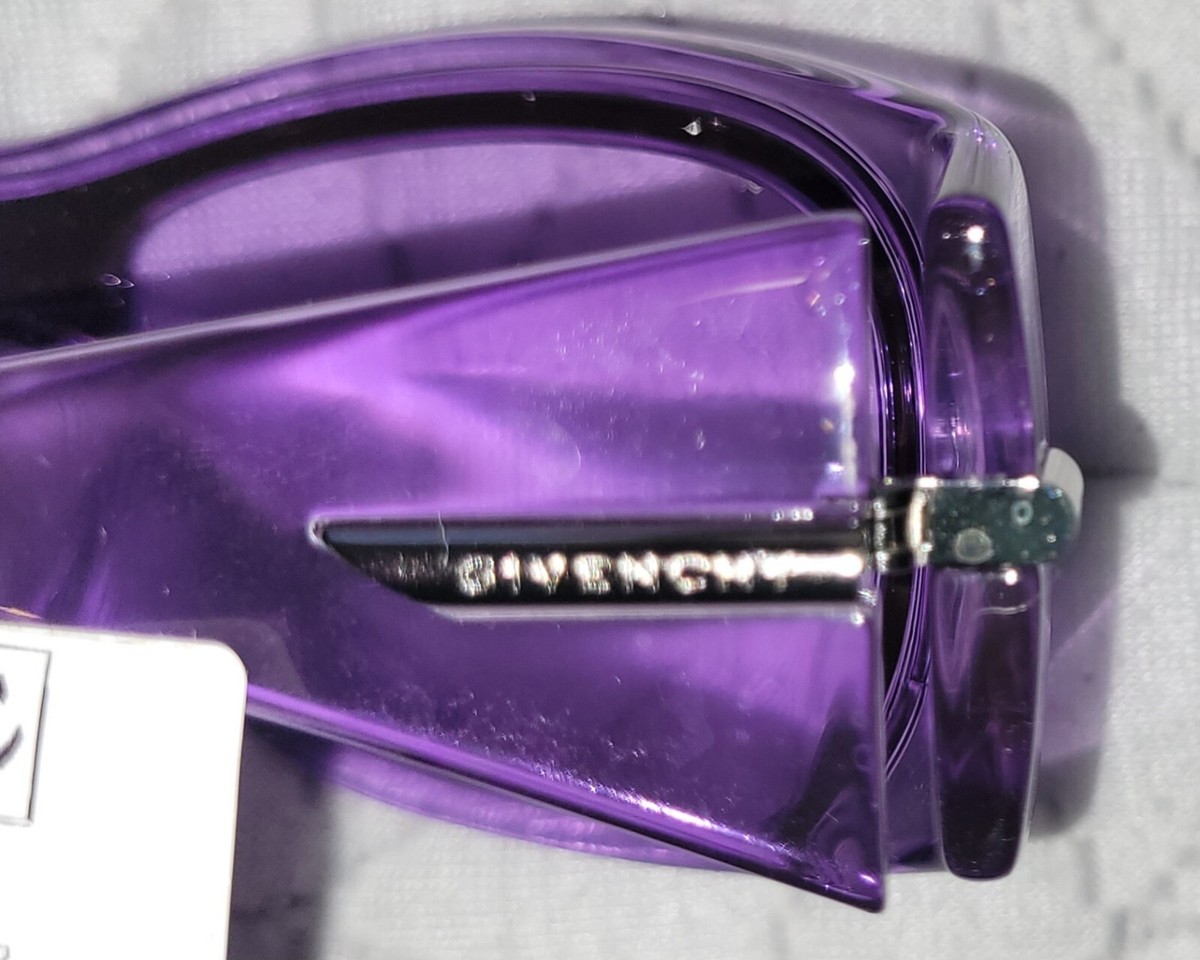 Givenchy WOMEN\'S Purple/Violet Rectangular Sunglasses GV40033UW 135.0.105 NWT Oversized sunglasses Givenchy Purple in Plastic - 51810483 main image 4