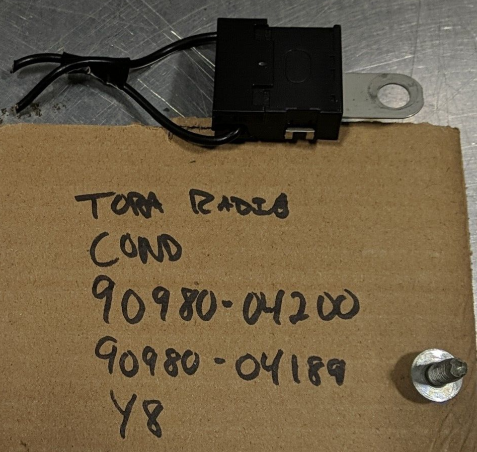 TOYOTA RAV4 HYBRID 2017 RADIO SETTING CONDENSER 90980-04200 90980