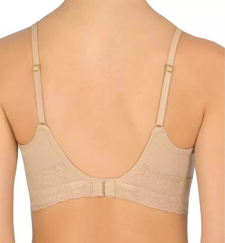 NATORI 723154 BLISS 完美 CONTOUR 软杯 BRA CAFE 全新尺寸 34B — 第 2/4 张图片