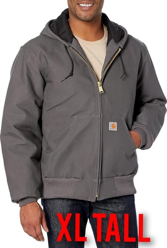 Carhartt Men's Loose Fit Firm Duck Insulated Flannel-Lined Active Jacket  - Afbeelding 1 van 3
