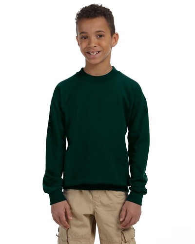 Gildan Youth Heavy Blend™ 50/50 Fleece Rundhalsausschnitt Sweatshirt G180B - Bild 4 von 12