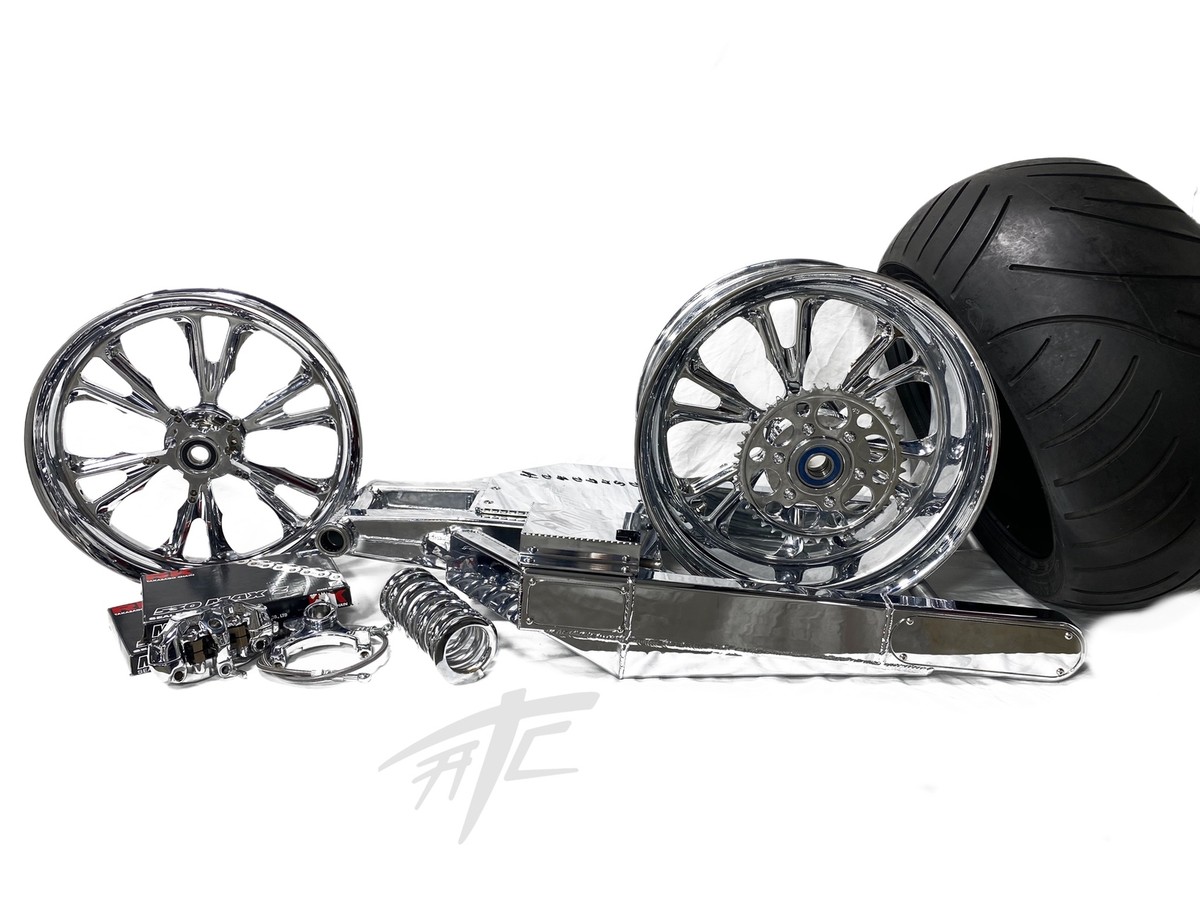 ハヤブサ HAYABUSA 240 FAT TIRE KIT BLACK CONTRAST INFERNO WHEELS 99-07