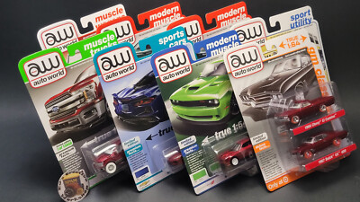 Auto World Premium Die-Cast Ultra Red 2 Pack 4 Pack - You Choose - 04/24/2026 ++