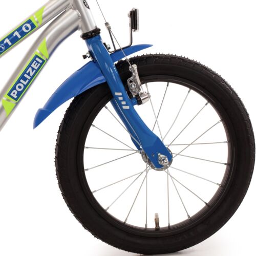 Polizei Kinderfahrrad 16 Zoll Fahrrad für Kinder Junge Mädchen Kinderrad Blau - Bild 3 von 4
