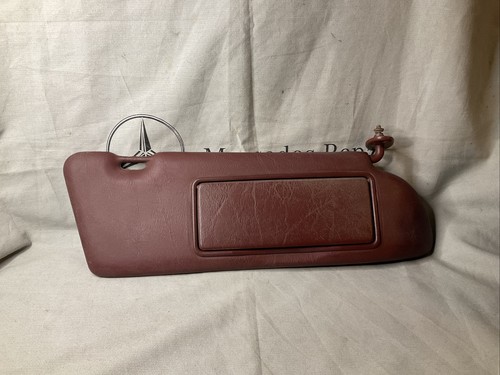 Mercedes-Benz W126 S-CLASS 1979-91 PASSENGER SIDE RH SUN VISOR MIRROR Burgundy