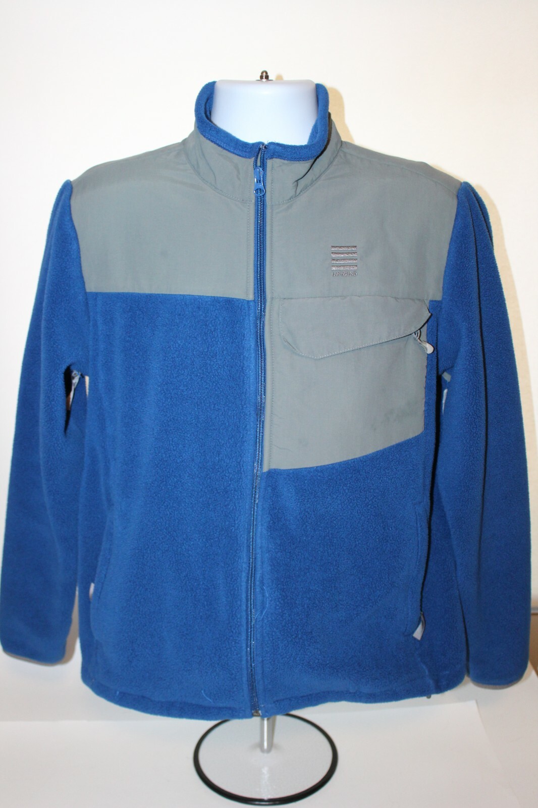 lands end mens full zip fleece
