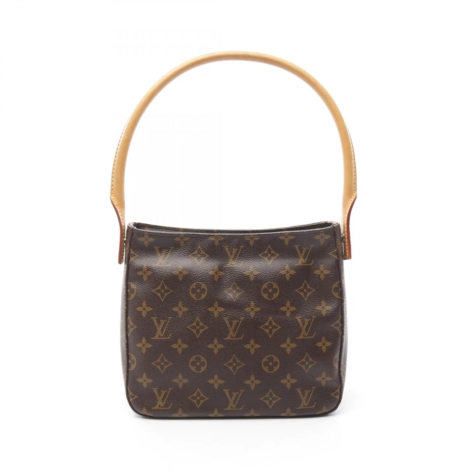 LOUIS VUITTON Looping MM Schultertasche M51146 Monogram Canvas Braun Gebrauch...