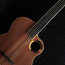 New Wavesung Black Walnut/yellow Heart/redwood Acoustic Guitar, 25.5” Scale