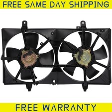 For 2002-04 04 -08 Nissan Altima Maxima Radiator Condenser Cooling Fan Assembly