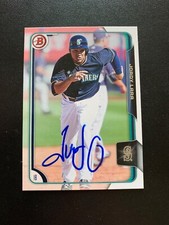 Jordy Lara Signed 2015 Bowman Draft #63 Card Seattle Mariners Autograph COA