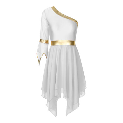 Para mujeres Disfraz de Baile Fiesta Vestido Show Vestidos de Baile Ropa Corta Borde Gimnasio - Imagen 63 de 77