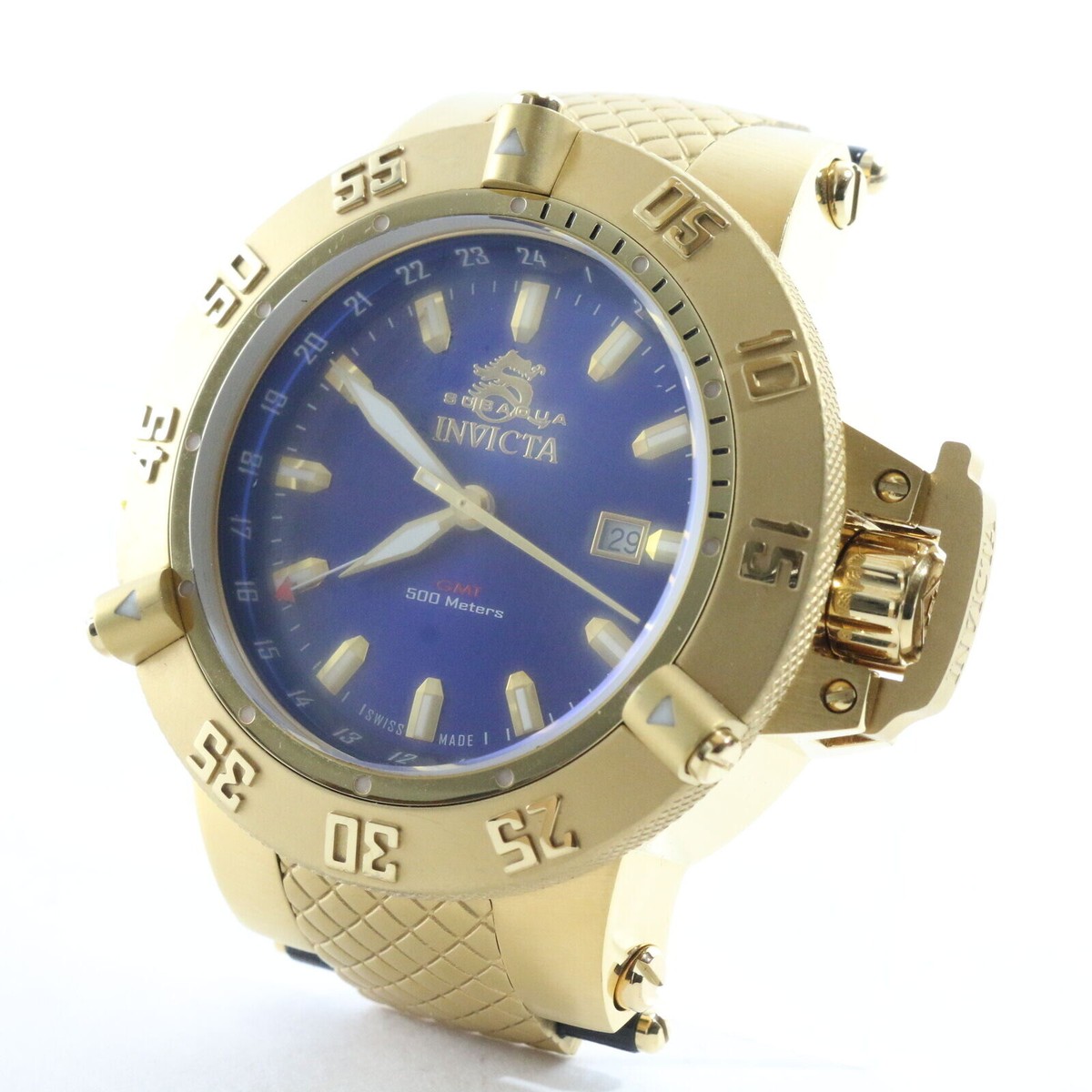 Subaqua Noma III Invicta Swiss Quartz NO BAND 500m 1150 Stainless