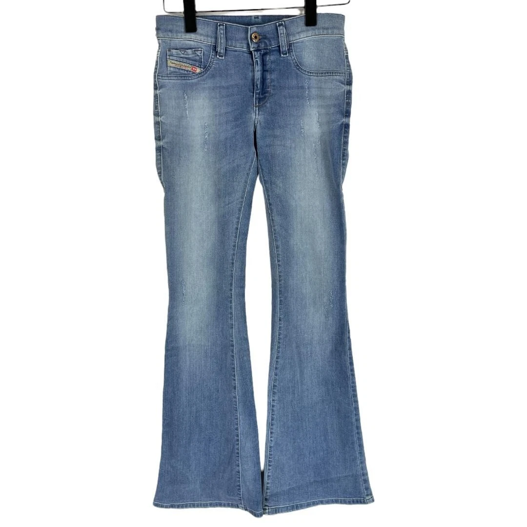 Diesel LIVIER-FLARE jeans 0851Z SLIM-FLARE women W26 L32 RRP189$ |