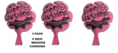 3 PACK-8" Whoopee Cushion Funny Whoopie Cushion Toy Fart Party Prank Gag Gift