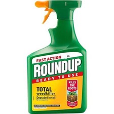 Roundup Total WeedKiller Spray Ready to Use & Fast Action Kill Weed & Root 1.2L 8.33 per litre