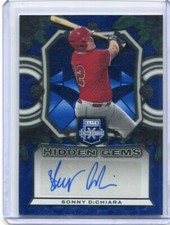 2023 Elite Extra Edition Hidden Gems Blue Autographs Sonny DiChiara Auto