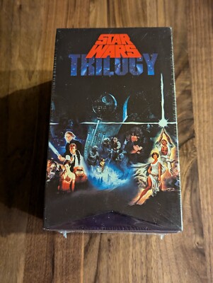 Star Wars VHS Trilogy Box Set Tapes (1988-1990) Fox Video - RARE