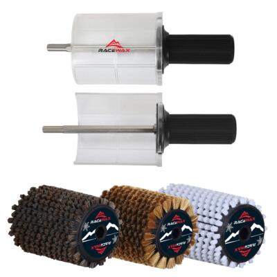 RaceWax Roto Bürsten Set Nylon Rosshaar Kupfer Rotorbürste 120mm SpeedStick