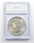 1923 Peace Silver Dollar MS64 PCGS Rattler *8337