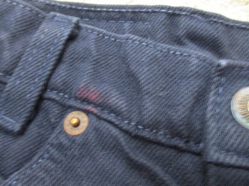 Vintage 1995 Levis Little Orange Tab 560 Shorts Boys 6 Loose Fit Blue USA Made - Picture 10 of 13