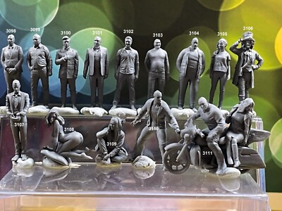 1:64 Figures  - For Dioramas Miniature Figures 164 Fig Lot 469