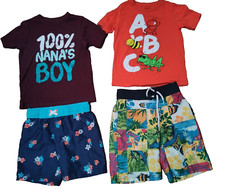 EUC Huge Lot Boys Clothes T-Shirts  shorts 15-20 Pieces SUMMER Size 6T-7T