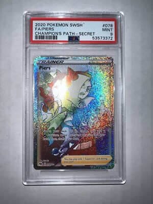 pokemon champion's path rare cards 2020 Charizard V Secret 079/073 PSA 10 This item also includes 5 Pokmon TCG Pokemon Champions Path Piers Trainer