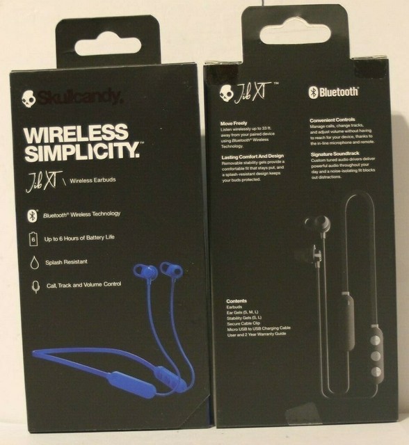 Skullcandy Jib Xt Active Wireless Sport Earbuds Bluetooth Brand For Sale Online Ebay