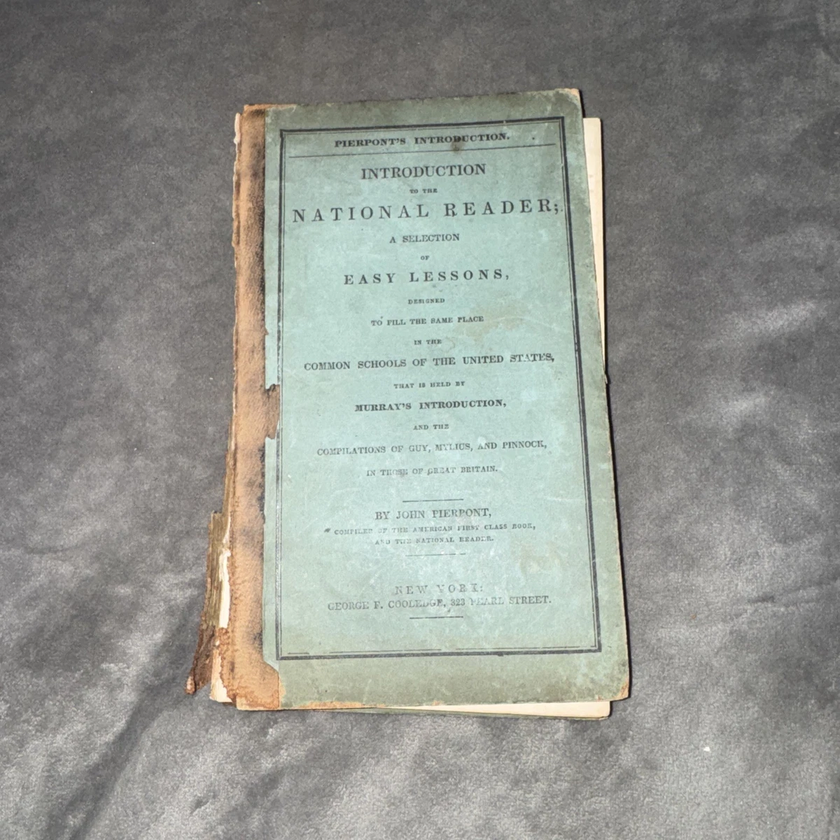 School Original 1800-1849 Antiquarian & Collectible Books for sale