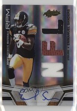 2010 Absolute Memorabilia Rookie Premiere Materials Emmanuel Sanders Auto nd3