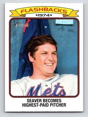 2023 Topps Heritage - Baseball Flashbacks Tom Seaver #BF-1