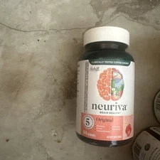 Neuriva Original Brain Health Supplement -Strawberry 50ct Gummies EXP:03/31/2026