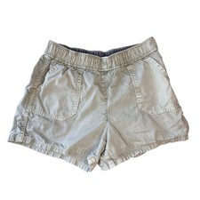Vineyard Vines Girls Sage Green Pull On Elastic Waist Shorts Kids Medium 10