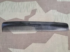 Vintage 1940s German Gummi Kamm Black Hair Comb WWII Deadstock Fine Tooth NOS