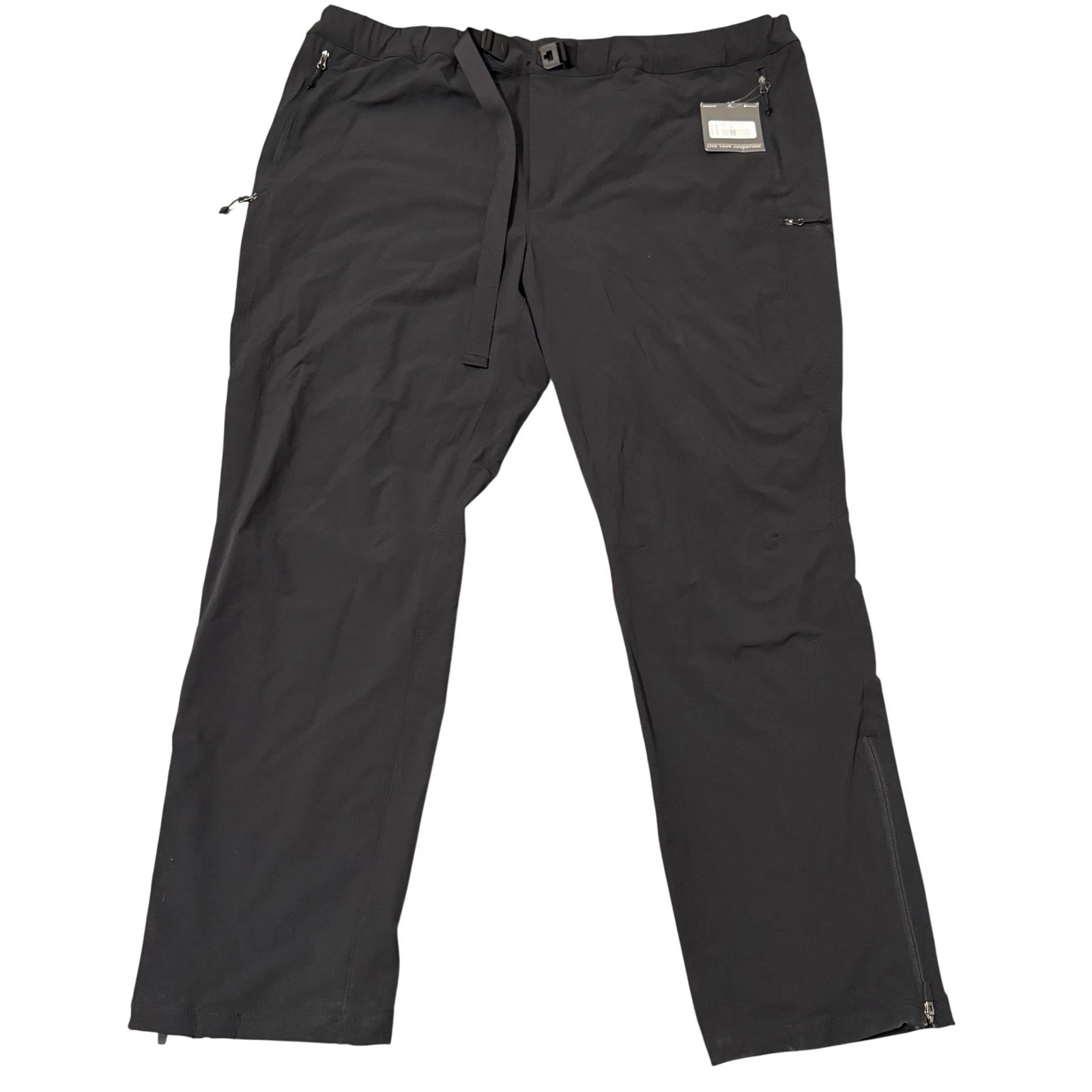 Eddie Bauer Womens 3X Black Guide Pro 20 Alpine Pants First Ascent Hiking