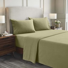 Paisley or Solid Flannel Cotton Set, Fuzzy Warm Sheets, Traditional Bohemian ...