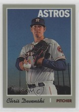 2019 Topps Heritage High Number Chrome Refractor 97/570 Chris Devenski 0t6p