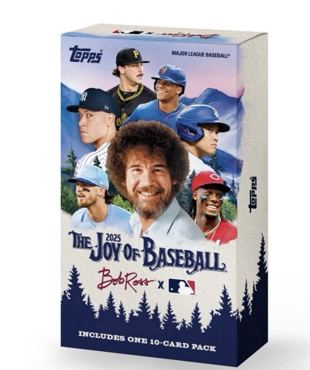 2025 Topps x Bob Ross: The Joy of Baseball - Happy Little Box NEW 