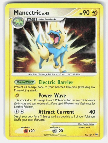 Pokemon Manectric Platinum #11/127 LP
