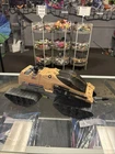 Raider Military Tank Vehicle 16” Incomplete Damaged Parts Vintage 1989 GI Joe