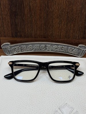 Chrome Hearts Little Dinger Glasses Black/Gold