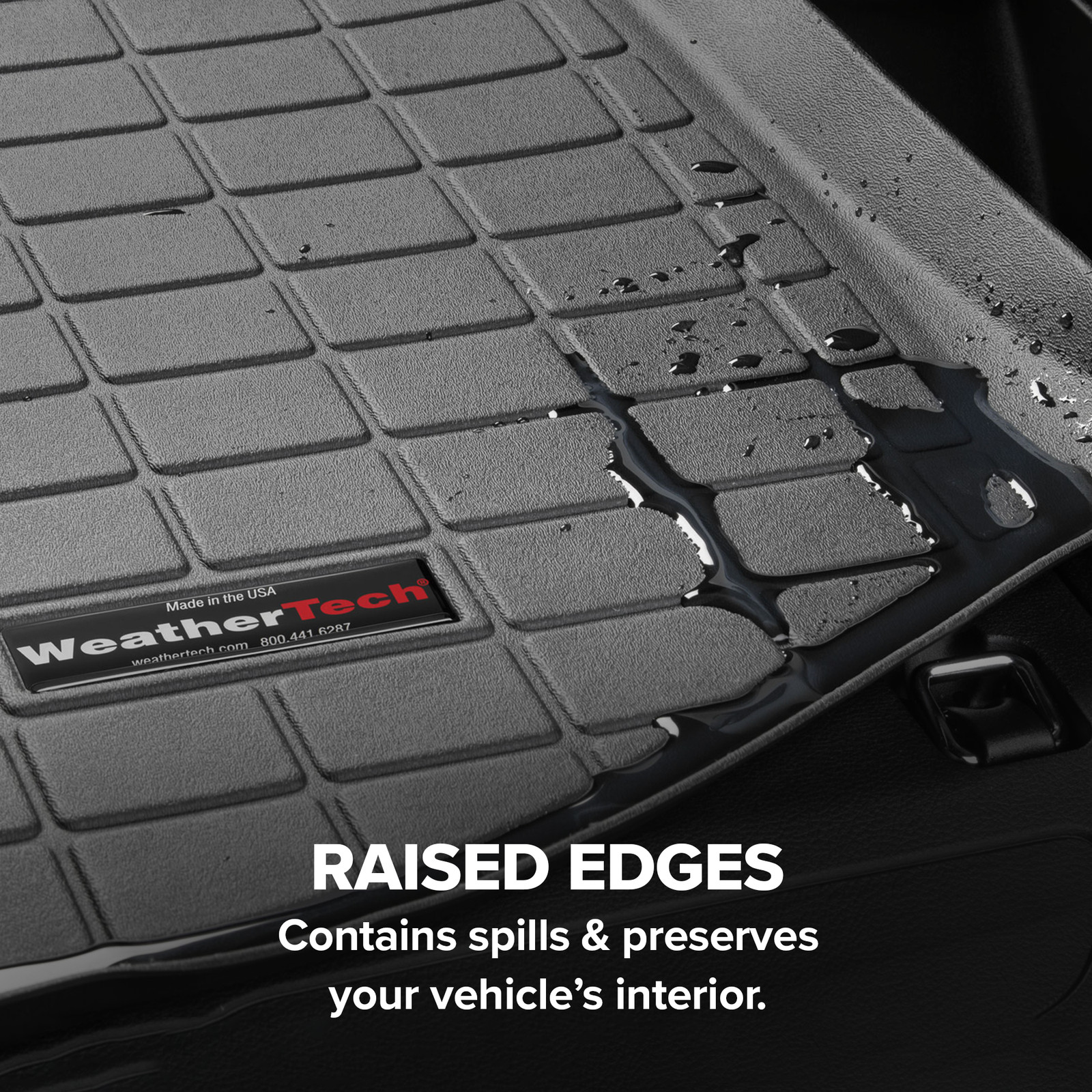 WeatherTech Cargo Trunk Liner for 2021-2023 Rolls Royce Ghost - Black