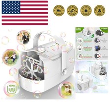 Bubble Machine Durable Automatic Bubble Blower, 18000 Big Bubbles Per Minute...