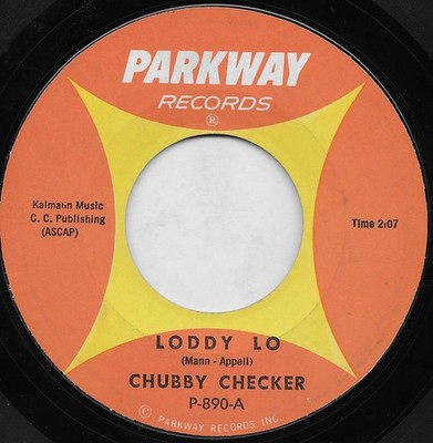 Chubby Checker - Loddy Lo / Hooka Tooka - Used Vinyl Record 7 - G8100z